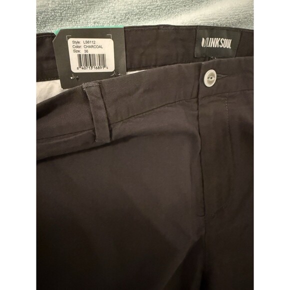 Link Soul LS112 Charcoal Men's Shorts 36 Nwt - Picture 4 of 5